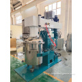 Dual-shaft mixer hydraulic lift for paint mixing machine